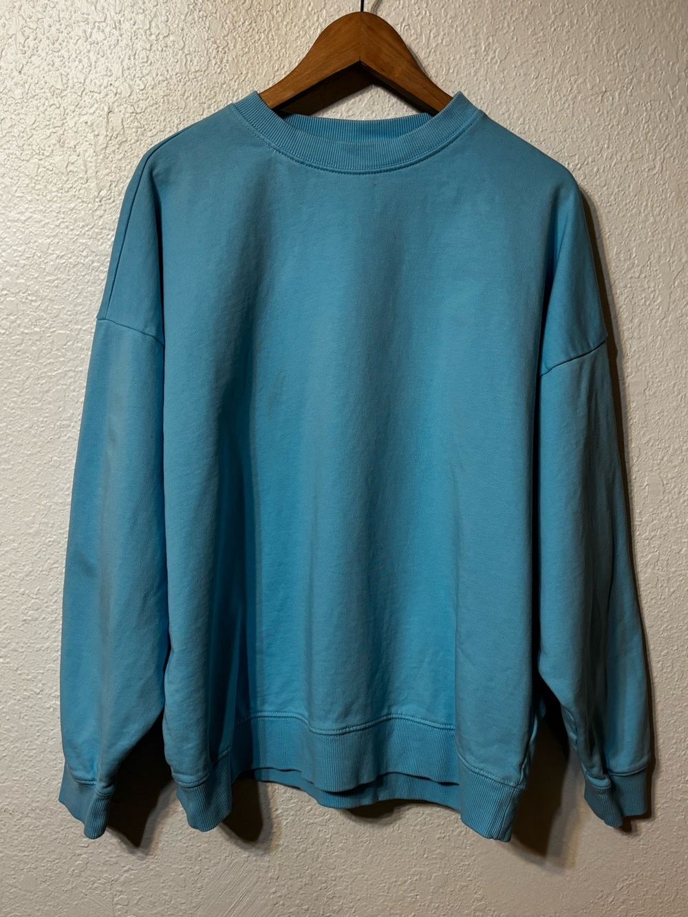 Year Of Ours YOS x FFF Sky Blue Crewneck Sweatshirt Medium/Large